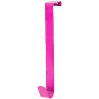 Patère de porte rose 1 crochet "Solo"