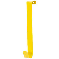 Patère de porte jaune 1 crochet "Solo"