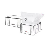 Lot Compactor blanc "Life" : housses souples sous-vide M + XXL
