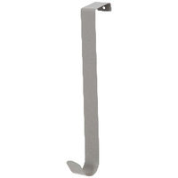 Patère de porte grise 1 crochet "Solo"