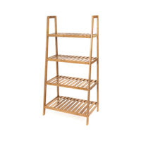 Etagère 4 niveaux en bambou "Riga"