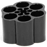 Rangement maquillage pour pinceaux 12 compartiments noir