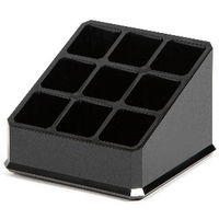 Rangement maquillage pour rouge à lèvres 9 compartiments noir