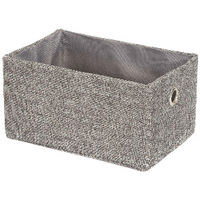 Panier de rangement gris chiné "York"