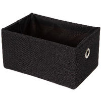 Panier de rangement noir "York"