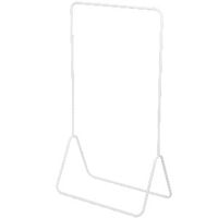 Portant blanc en métal arrondi "Fyn"