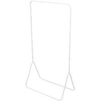 Portant blanc en métal plat "Niels"