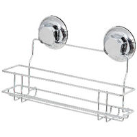Etagère à ventouses argent "Bestlock" grand modèle