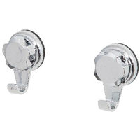 Lot de 2 petits crochets chromés "Bestlock"