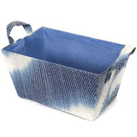 Panier de rangement bleu "Samoa"