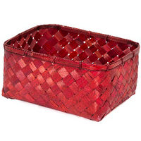 Panier de rangement rouge "Hanoi" L