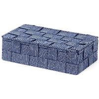 Boite de rangement bleue "Toronto" petit modèle