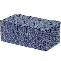 Boite de rangement bleue "Toronto" grand modèle