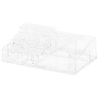 Organisateur maquillage 14 compartiments transparent
