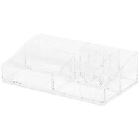 Organisateur maquillage 8 compartiments transparent