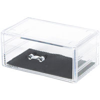 Boite de rangement maquillage et bijoux 1 tiroir transparent