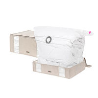 Lot Compactor beige "2.0" : housses souples sous-vide L + XXL