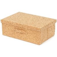 Boite de rangement pliable rectangulaire en liège "Cork"