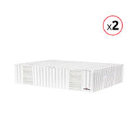 Lot de 2 housses souples sous-vide Compactor grises "Anton" L