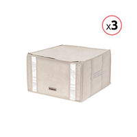 Lot de 3 housses souples sous-vide Compactor beiges "2.0" M