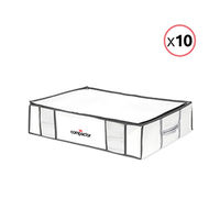 Lot de 10 housses souples sous-vide Compactor blanches "Life" L