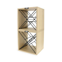 Lot de 2 range-bouteilles empilables "Copenhague"