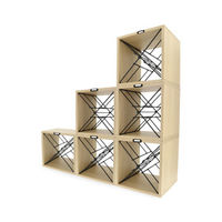 Lot 6 range-bouteilles empilables "Copenhague"