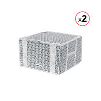 Lot de 2 housses souples sous-vide Compactor bleues "Missy" M