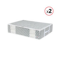 Lot de 2 housses souples sous-vide Compactor bleues "Missy" L