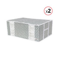 Lot de 2 housses souples sous-vide Compactor bleues "Missy" XXL