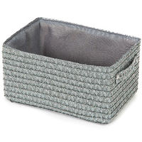 Panier de rangement gris"Lilou"