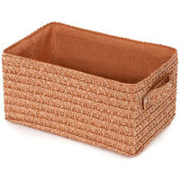 Panier de rangement rose Blush "Lilou"