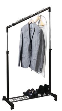 Portant incliné noir et argent à hauteur réglable