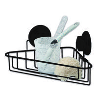 Etagère d’angle à ventouses "Bestlock Black"