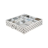 Organisateur de tiroir 16 compartiments souple blanc "Tropic"