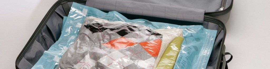 Rangement sacs de compression de voyage