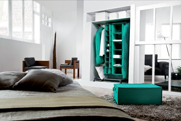 Housse courte pour vêtements verte 2 Compactor