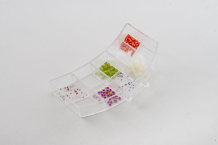 Boite de rangement pour vernis transparente "My pretty nail bar" 2 Compactor