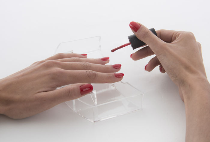 Boite de rangement pour vernis transparente "My pretty nail bar" 4 Compactor