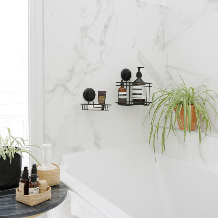 Etagère d’angle double "Bestlock Black" 3 Compactor