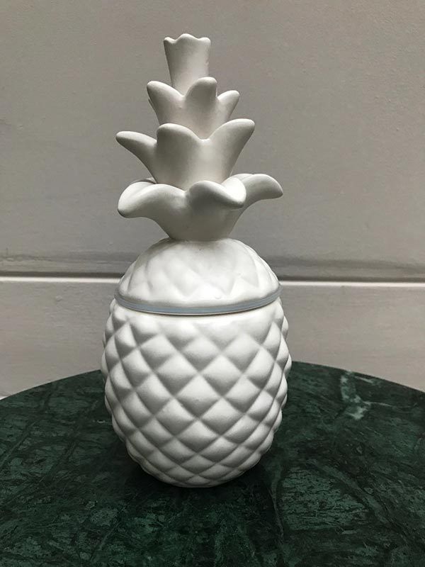 Boîte ananas blanche