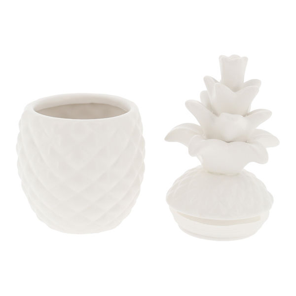 Boîte ananas blanche