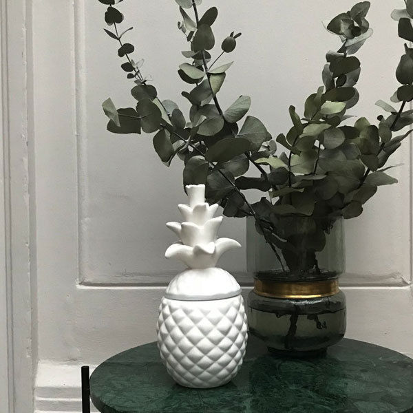 Boîte ananas blanche