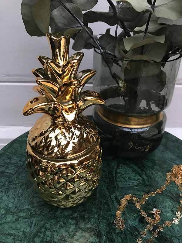Boîte ananas doré