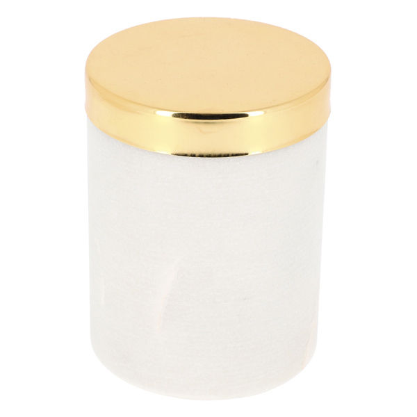 Boîte en marbre couvercle doré