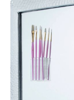 Rangement mural auto-adhésif pour pinceaux "Vision" 5 Compactor