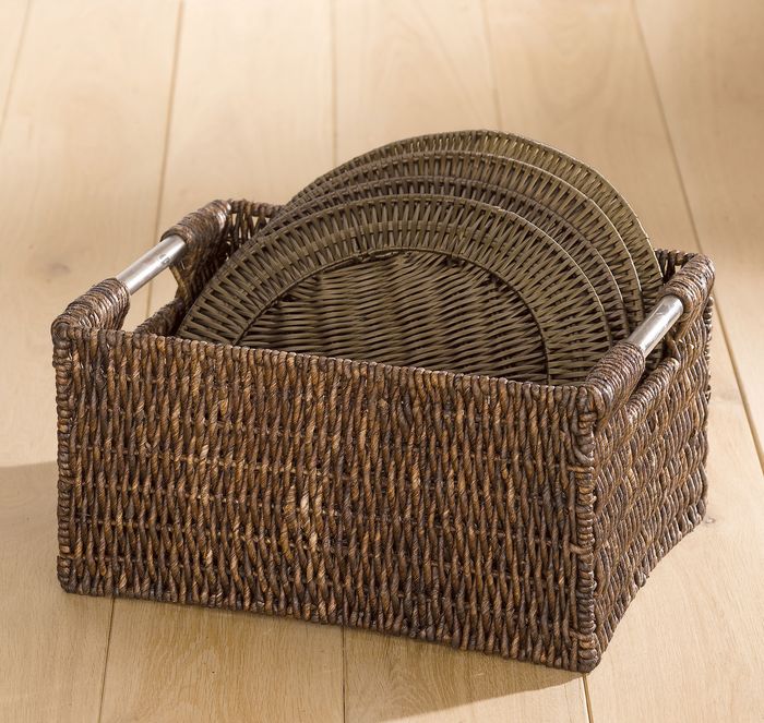 Panier de rangement marron "Dee" petit modèle 2 Compactor