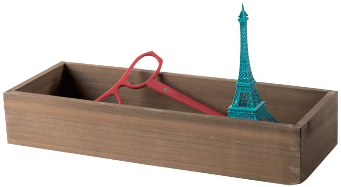 Casier de rangement rectangulaire en bois "Vintage" 1 Compactor