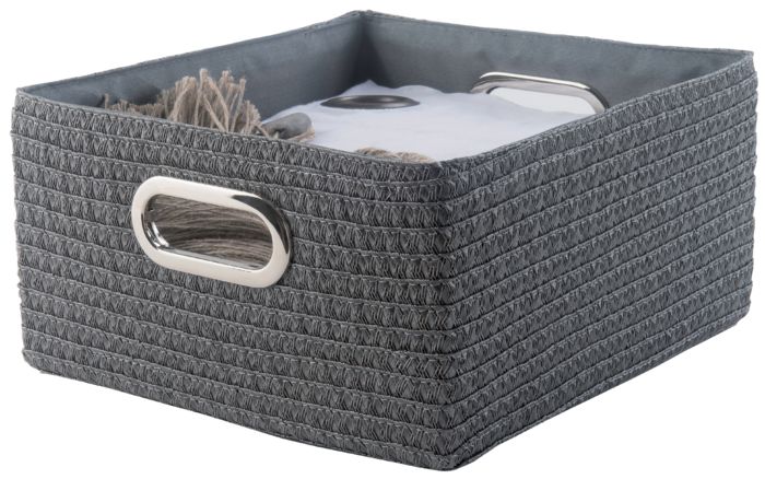 Panier de rangement gris "Poly" 1 Compactor