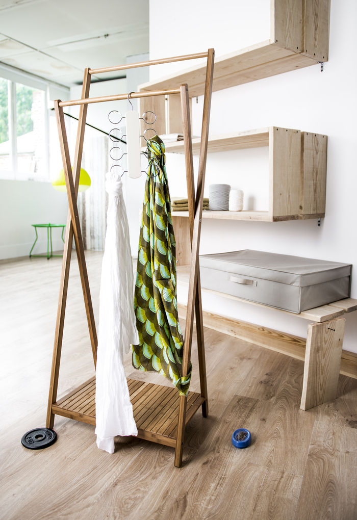 Cintre porte-foulards blanc «Scarf» 6 Compactor